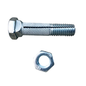 Minute Man 2010 Split Bolt & Nut Strap Anchor Hardware – Pack of 4 Bolts