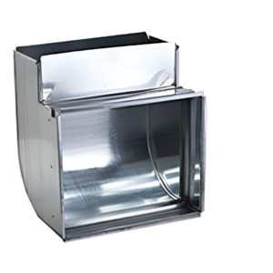 24x8 HVAC Cold Air Boot 16x25 Base Galvanized Duct Boot 24x8 SD