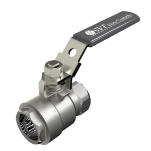 SVF 1/2" SS 2-Piece Ball Valve Female NPT Thread PTFE Seals 2000 WOG