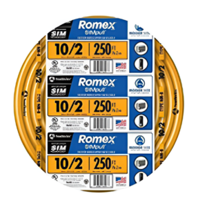 Southwire 28829055 10/2 NM-B Romex w/Ground 250ft Roll