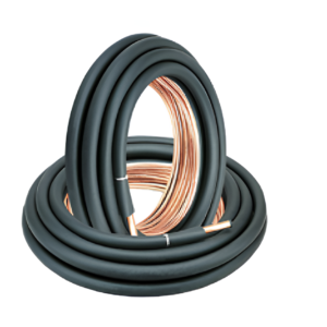 SANYO 1/4" x 3/8" x 15ft Insulated Line Set MFG# 2H755B HVAC Copper Tube A/C