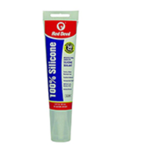 Red Devil High Temp Silicone Sealant Clear 2.9oz Tube 400°F RTV Gasket