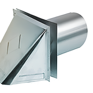 Royal 4" Galvanized Dryer Vent Hood w/ Damper Wall Cap