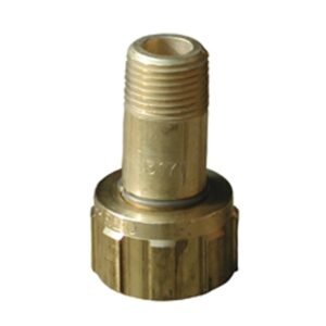 3171 Brass Vapor Hose Coupling 3/8" MNPT x 1-1/4" Female ACME LPG