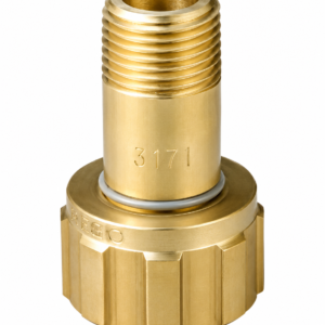 REGO 3171A Brass Vapor Hose Coupling 1/2" MNPT x 1-1/4" Female ACME LP Gas