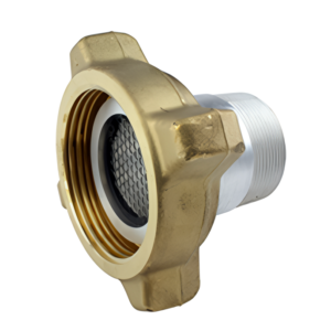 REGO 3195S Brass Hose Coupling 2" MNPT x 3-1/4" Female ACME Propane Fitting