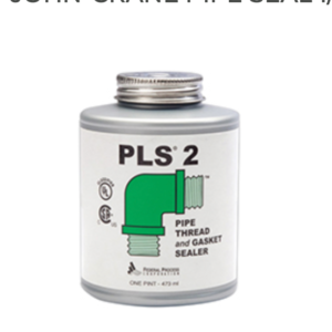 qJohn Crane PLS-2 Pipe Thread & Gasket Sealant 1 Pint Brush Top – UL Listed
