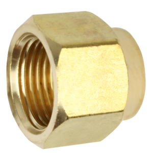 Fairview 40RH-108 5/8" x 1/2" SAE Brass Reducing Nut Gas Fitting