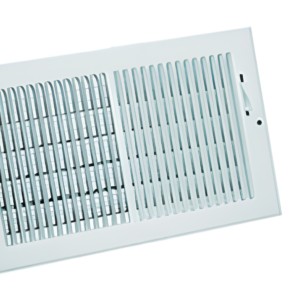 14x6 White Baseboard Register Stamped Steel 667 Wall Vent