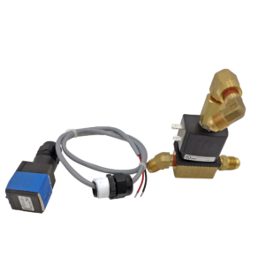Liquid Controls 499801 3-Way Solenoid Valve w/ Wire Harness Brass NPT Gas