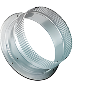 4" Air-Tite Adhesive Duct Collar Round Takeoff Gray North 4-400A