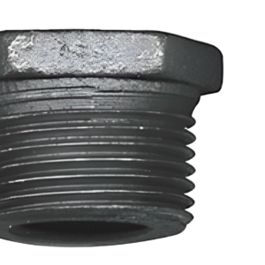 1-1/2 x 1-1/4 Black Iron Pipe Bushing Reducer Fitting