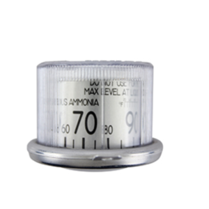 Rochester 5058S00617IP NH3 Side Reading Percentage Dial Top Hat Gauge