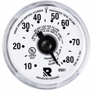 Rochester 5364S01951 JR Snap-On Dial for 1" 8981 LPG Propane Tank Gauge