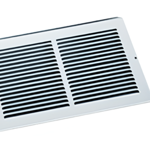 24x6 White Baseboard Return Air Grille Steel Wall Vent 652 HVAC