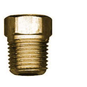 1/4" Brass Hex Pipe Plug NPT Threaded Holyoke Industrial Gas/Water Fitting