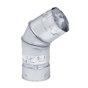 Metal-Fab 5" B-Vent Adjustable 45° Elbow Gas Vent Pipe Fitting HVAC Ducting