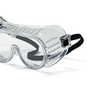Chemical Splash Safety Goggles Clear Anti Fog Fits Over Glasses MFG# 606006CU