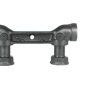 AYMCDON 6620-B--B Cast Iron Gas Meter Bar 1x1 FNPT 6" Centerline for Metris 250T