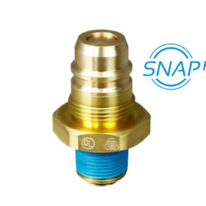 Cavagna 66.1327 Snapfill Euro Style Filler Valve 3/4" MNPT Brass LPG Forklift