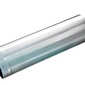 6" x 24" Round Duct Pipe 26GA Galvanized HVAC Snap Lock MFG# 6-26-300