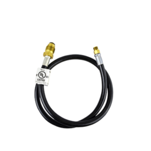 Enerco 48" Propane Hose 1/4" Inverted Male Flare x POL Soft Nose Excess Flow