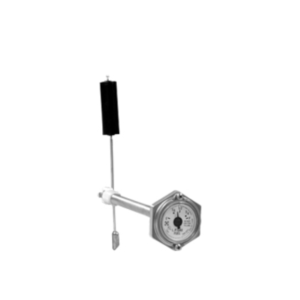 Rochester 7381-01016 3/4" NPT Top Mount Slip Tube Gauge Zinc Head for 30" Tank