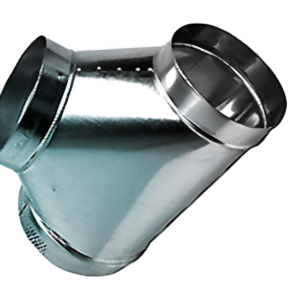8" EZ Flo Tee 8x8x8 Galvanized HVAC Duct Fitting MFG# 8-304-EZ