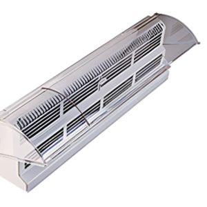 Deflecto 53 Adjustable Air Deflector 15-25" Magnetic Baseboard