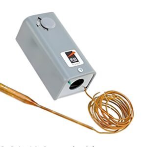 Johnson Controls A19ABC-24C Temp Control SPDT -30° to 100°F 8' Cap