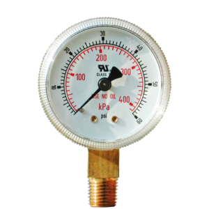REGO A8150 0-150 PSI Ammonia Pressure Gauge 2.5" Face 1/4" MNPT Bottom Mount