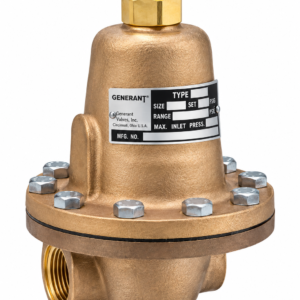 REGO BR-1784AP 1/2" Brass Gas Line Regulator 5-55 PSIG O2 Clean