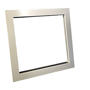 DBX-2.001 Dryer Vent Box Trim Ring White DBX1000 Vent Box Frame