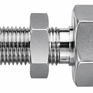 BI-LOK DSS-6-4-B Brass Bulkhead Female Connector 3/8 Tube x 1/4 FNPT