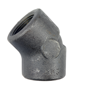Capitol EL45-200-2M Forged Steel 45° Elbow 2" NPT Pipe Fitting 2000 PSI