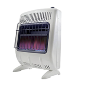 Enerco Blue Flame 20,000 BTU Vent-Free LP Heater w/ Thermostat Wall/Floor Mount