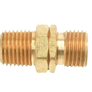 Enerco F276152 1/4" MPT x 9/16"-18 LH Male Brass Fitting for Propane & LP Gas