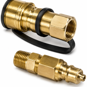 Mr. Heater F276187 3/8" LPG Natural Gas Quick Connector Full Flow Brass
