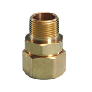 CounterStrike AutoFlare Fitting 3/8" CSST x 1/2" Male NPT Brass Straight