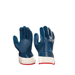 Ansell Hycron GL-27-805 Heavy Duty Nitrile Work Gloves #10 Large 10" Jersey Line