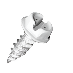 Malco 8x1-1/2" White Zip-In Sheet Metal Screws 250 Pack Painted