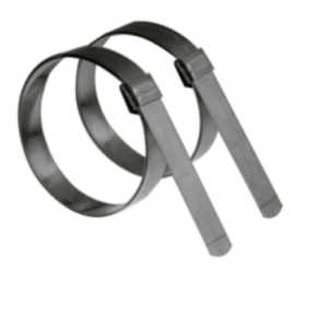 Band-It J240 3/16" x 1/4" Stainless Steel Low Pressure Hose Clamp Narrow Band
