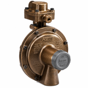 RegO LV404B46 Twin Stage Propane Regulator 1/4" FNPT x 3/4" FNPT 525K BTU