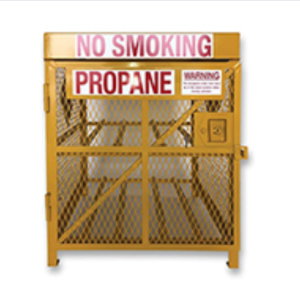 Metalcraft M-12 Forklift Propane Cylinder Storage Cabinet 12-Tank Outdoor Cage