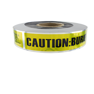 Magnatec 2" x 1000ft Detectable Underground Gas Line Tracer Tape 5 Mil Roll