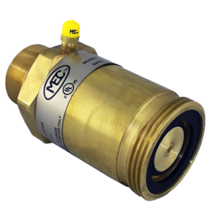 MEC ME868-16 3-1/4" M ACME x 2" MPT Dry Break Adapter Propane LP Gas Fitting