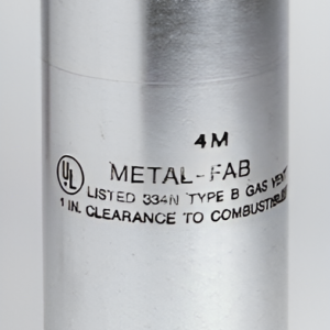 METAL-FAB 10"x18" B-Vent Gas Pipe MFG# 10M18 HVAC Round Vent Duct Double Wall