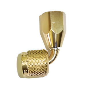 Presto-Tap 90° Quick Coupler Adapter 1/4" F. NPT Brass Leak Test Fitting