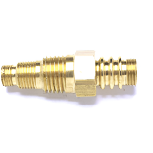 Serviceman's Friend Gas Adapter 5/16-32 x 1/8" 1/2" NPT Hose Brass TL-051