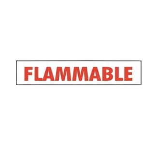 6" Flammable Vinyl Decal | Propane LP Tank Safety Label MFG# V24A NFPA OSHA